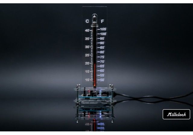 in-13 nixie tube thermometer nixietherm fully assembled rgb led with enclosure NixieTherm - in-13 nixie tube thermometer nixietherm fully assembled rgb led with enclosure