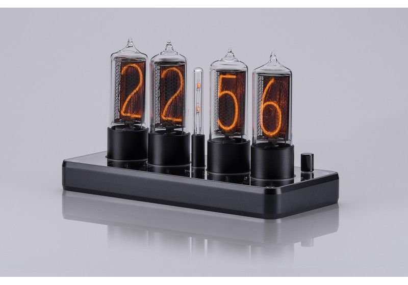 will annie new-zin18-nixie-clock-black-
