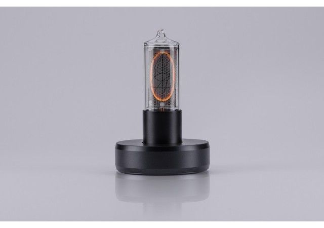 ZIN18 one nixie tube clock in classic black case design Zin18 Clocks - ZIN18 one nixie tube clock in classic black case design