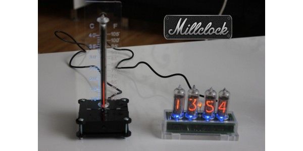 Millclock introduces the Nixie technology for day and night