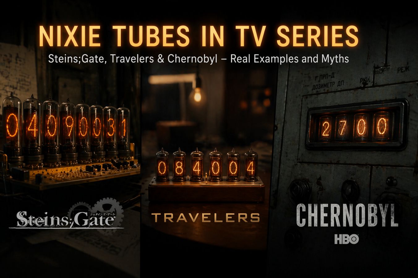 Nixie Tubes in TV Series: Real Appearances, Myths, and Why They’re So Rare