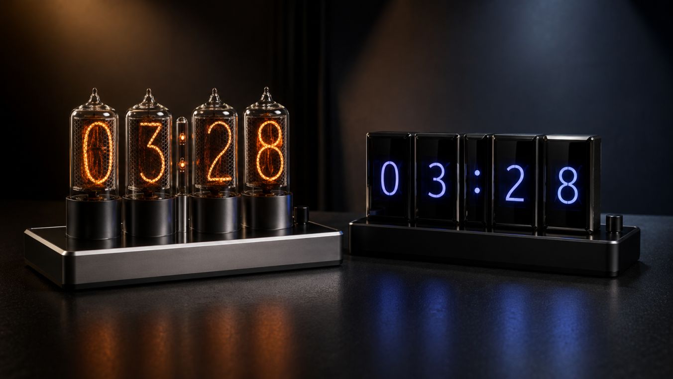 Real Nixie Tube Clock vs LED Nixie Clock: What’s the Difference?