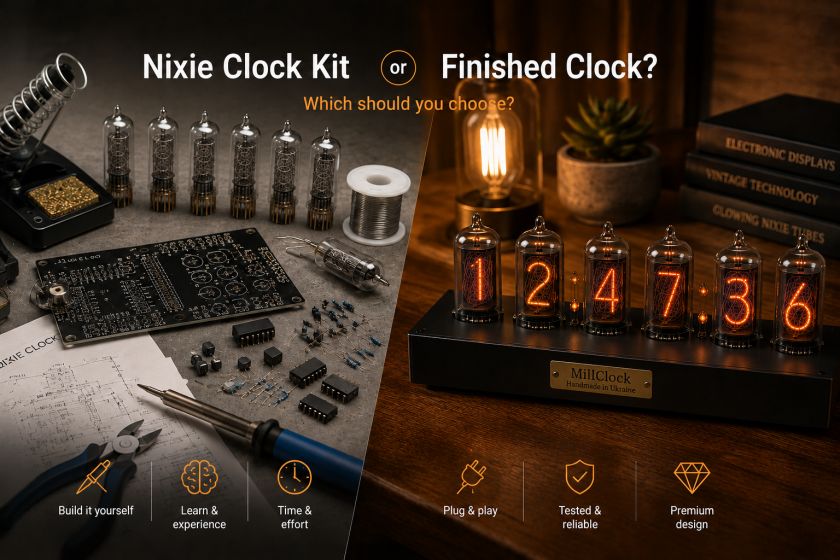 Nixie Clock Kit or Finished Clock: Which Should You Choose?