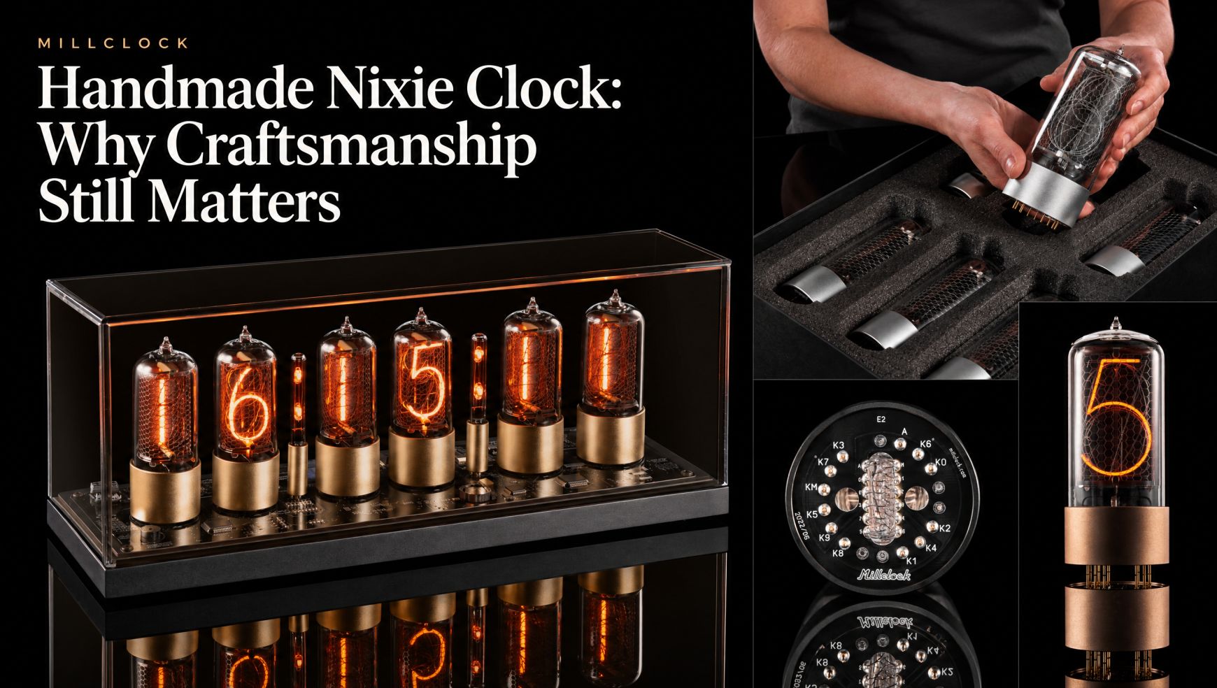 Handmade Nixie Clock: Why Craftsmanship Still Matters