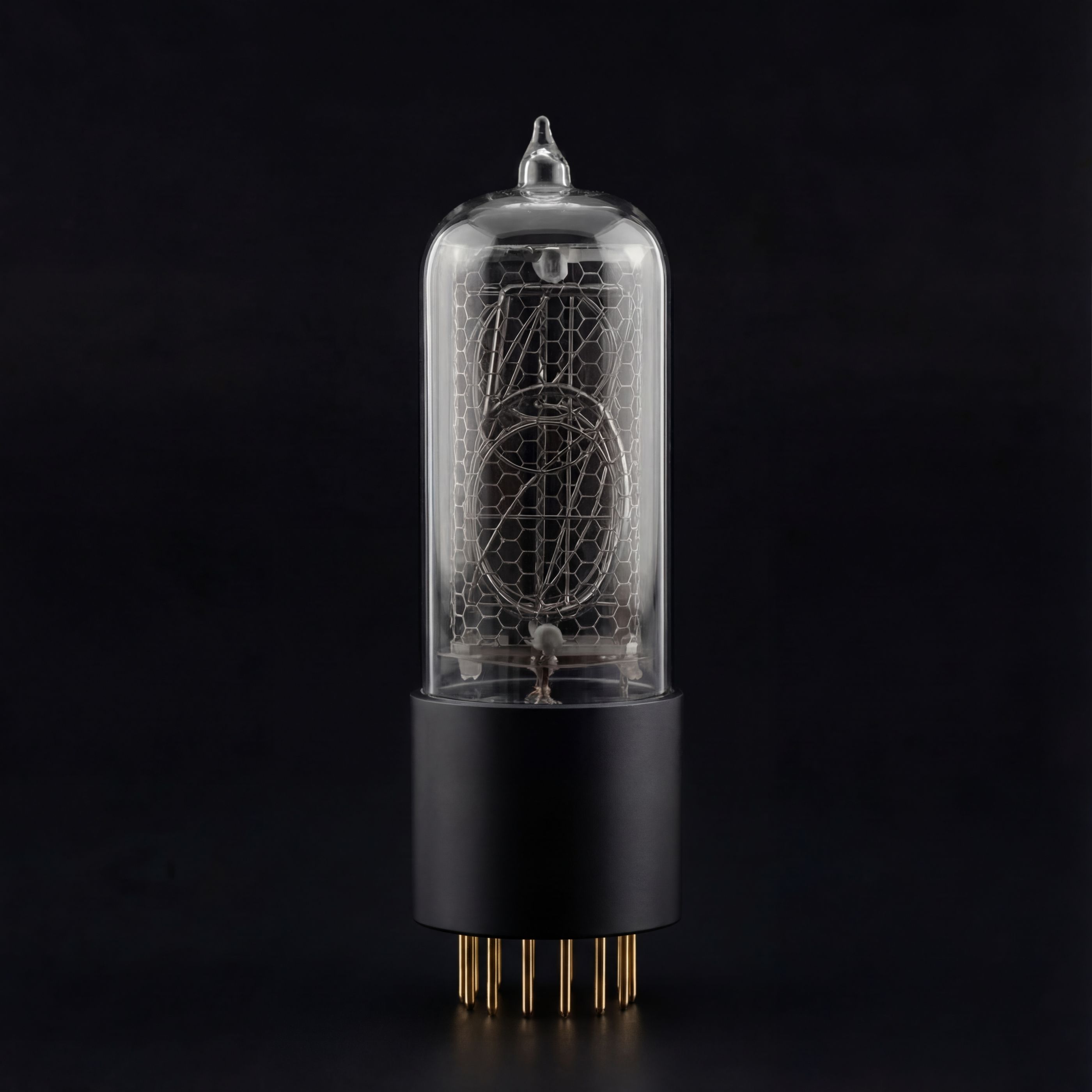 ZIN18 Nixie Tube with Black Base | Millclock